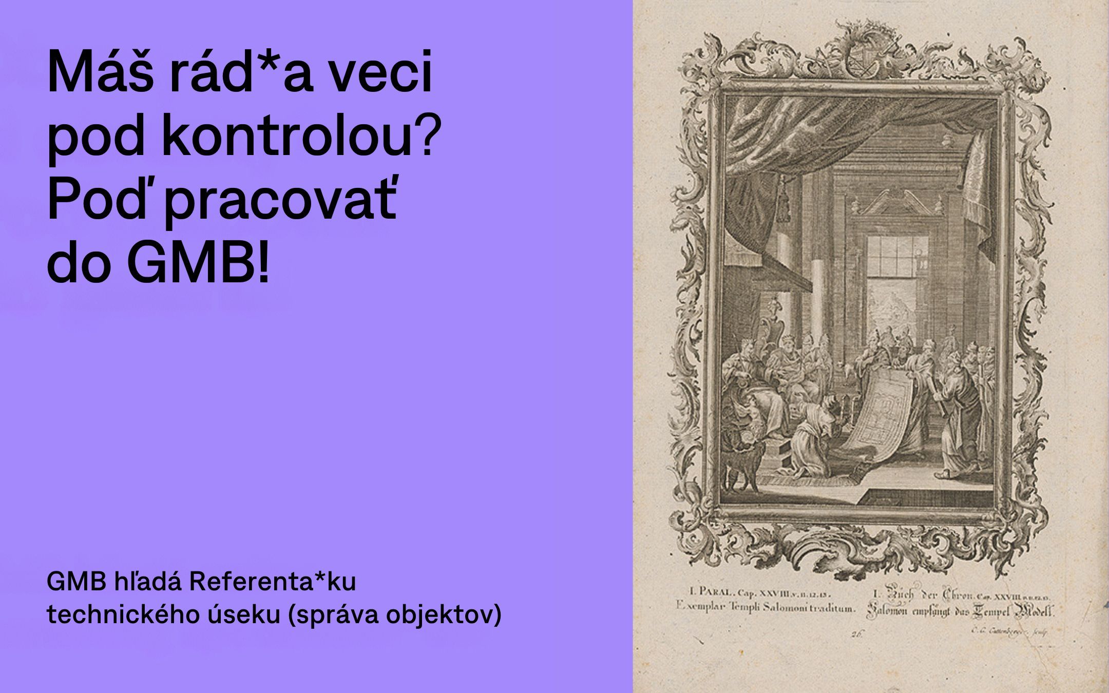 Dávid dáva Šalamúnovi plán chrámu, Carl Guttenberg, 1760–1770